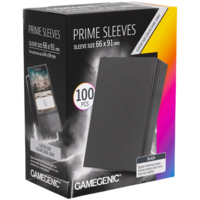 GameGenic Prime Sleeves Black 66x91mm TCG (100) Black