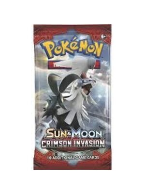 The Pokemon Company Pokemon TCG Sun & Moon Crimson Invasion Booster