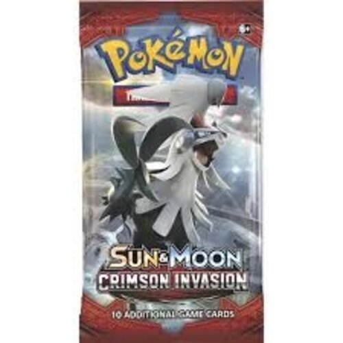The Pokemon Company Pokemon TCG Sun & Moon Crimson Invasion Booster