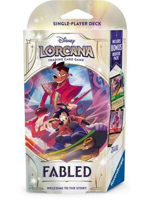 Ravensburger Disney Lorcana TCG Fabled Max Goof Starter Deck