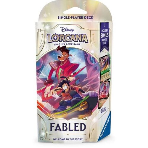 Ravensburger Disney Lorcana TCG Fabled Max Goof Starter Deck