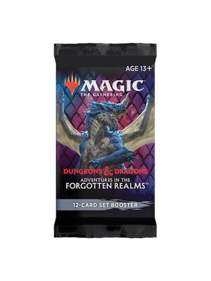 Wizards of The Coast Magic MTG TCG D&D Adventures of The Forgotten Realms Set Booster