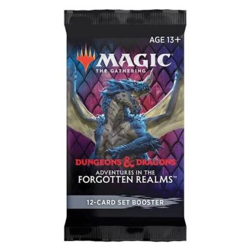 Wizards of The Coast Magic MTG TCG D&D Adventures of The Forgotten Realms Set Booster