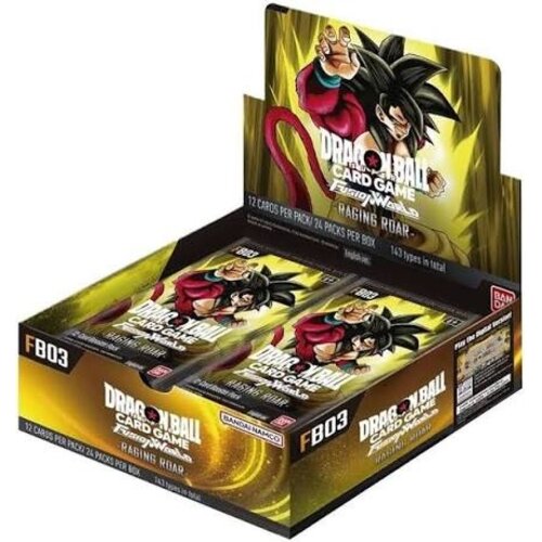 Bandai Dragon Ball Super TCG FB03 Fusion World Raging Roar Booster Box