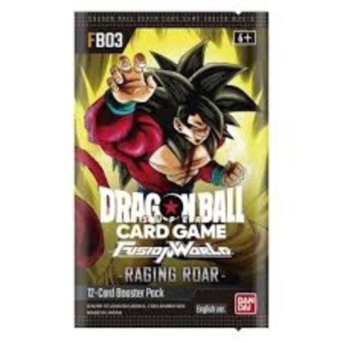 Bandai Dragon Ball Super TCG FB03 Fusion World Raging Roar Booster