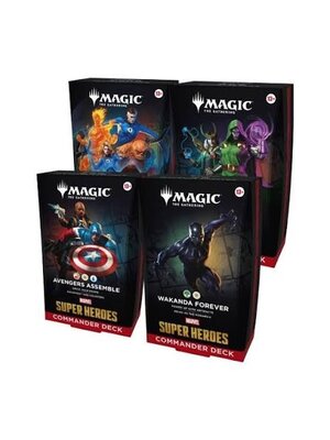 Wizards of The Coast Magic MTG TCG Marvel Super Heroes Commander Deck