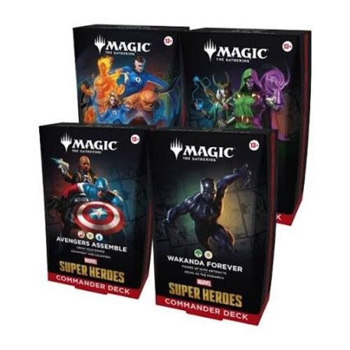 Wizards of The Coast Magic MTG TCG Marvel Super Heroes Commander Deck