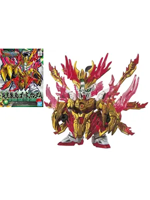 Bandai Gundam SD Sangoku Yan Huang Zhang Fei God Gundam Model Kit