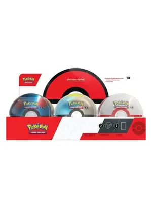 The Pokemon Company Pokemon TCG Pokeball Tin (Journey Together, Mega Evolution,Obsidian Flames