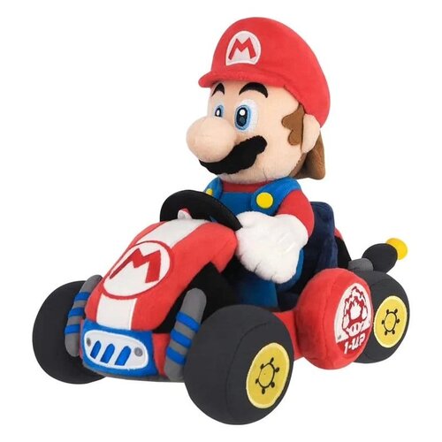 Sanei Super Mario Kart World Mario Plush 27cm