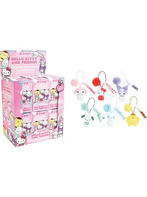 Bandai Hello Kitty and Friends PomPom Plush Keychain Mystery Blind Box