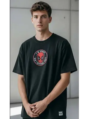 Cotton Division Marvel Deadpool T-Shirt Oversize Size XL
