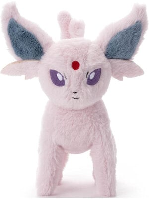 Takara Tomy Arts Pokemon Kutakutatatta Espeon Plush 18x13x10cm Japan Import
