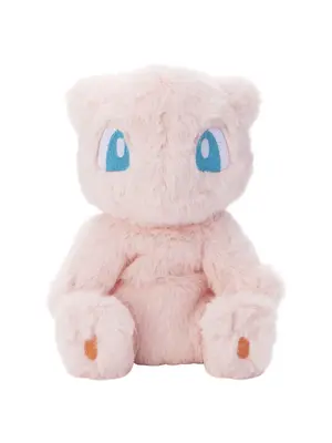 Takara Tomy Arts Pokemon Kutakutatatta! Mew Plush 20x12x6cm Japan Import