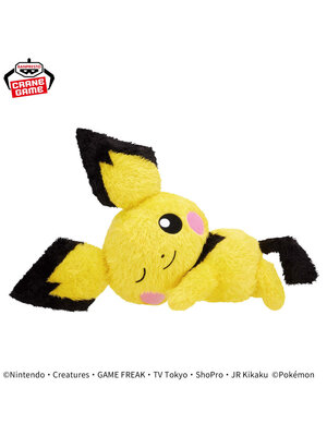 Banpresto Pokemon Mofugutto Pichu Plush 33x17x10cm Japan Import