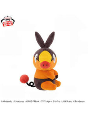 Banpresto Pokemon Tail Look! Tepig Plush 16x15x10cm Japan Import