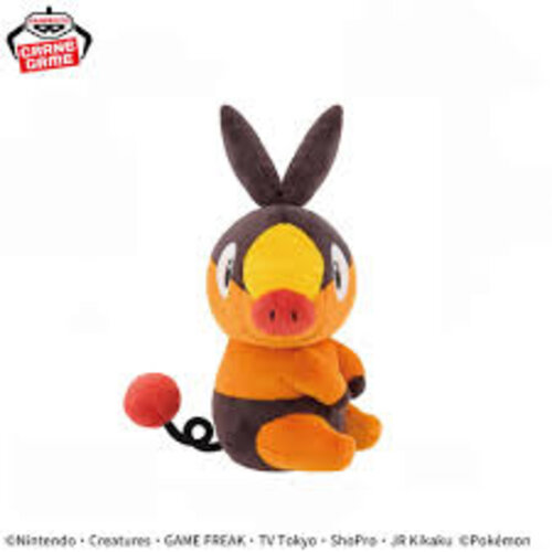 Banpresto Pokemon Tail Look! Tepig Plush 16x15x10cm Japan Import