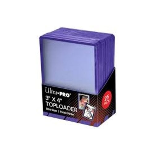 Ultra Pro Toploaders 3"x4" Purple Border (25) TCG Ultra Pro