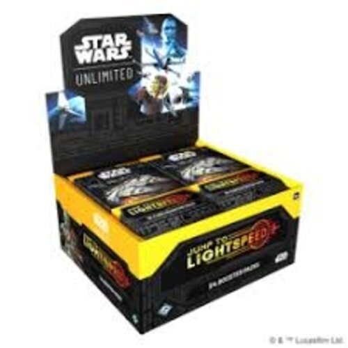 Fantasy Flight Games Star Wars Unlimited TCG Jump To Lightspeed Booster Box (24 Packs)