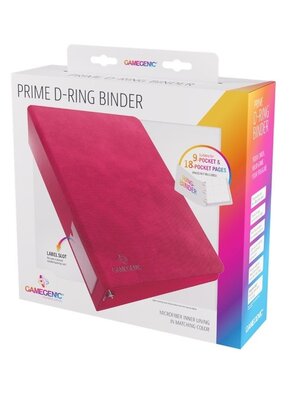 Gamegenic Prime D-Ring Binder Red Gamegenic