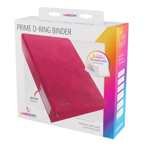 Gamegenic Prime D-Ring Binder Red Gamegenic