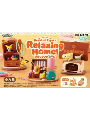 Re-Ment Pokemon Desktop Figure Relaxing Home! Mystery Blind Box