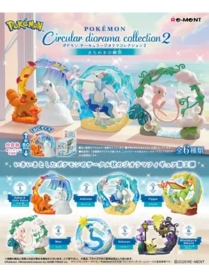 Re-Ment Pokemon Circular Diorama Collection 2 a Sparkling Moment Mystery Box Japan Import