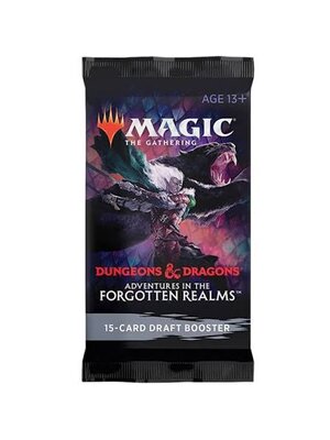 Wizards of The Coast Magic MTG TCG D&D Adventures of Forgotten Realms Draft Booster