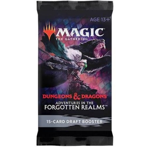 Wizards of The Coast Magic MTG TCG D&D Adventures of Forgotten Realms Draft Booster