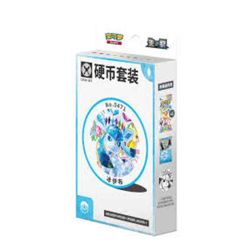 The Pokemon Company Pokemon TCG Terastal Gathering Vaporeon Coin Mystery Box