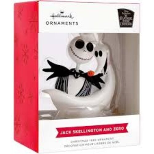 Hallmark Hallmark Ornament Nightmare Before Christmas Jack & Zero
