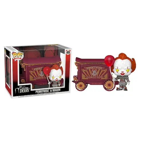 Funko Funko POP! ! Pennywise IT Town 49 Welcome to Derry Pennywise & Wagon