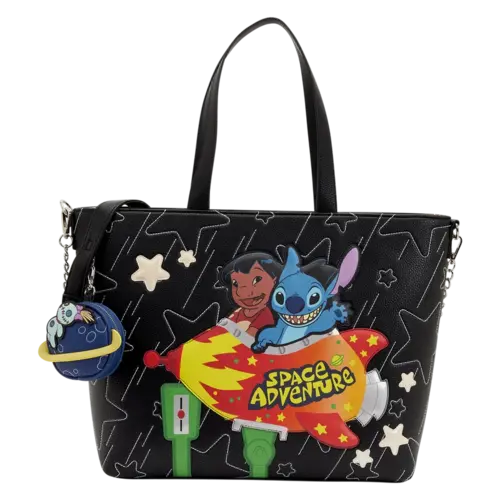 Loungefly Disney Lilo & Stitch Space Adventure Tote Bag Loungefly