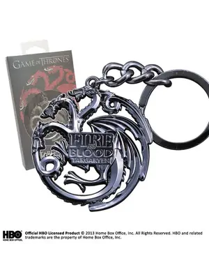 The Noble Collection Game of Thrones House Targaryan Keychain