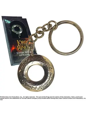 The Noble Collection Lord of The Rings Elvish Script Keychain