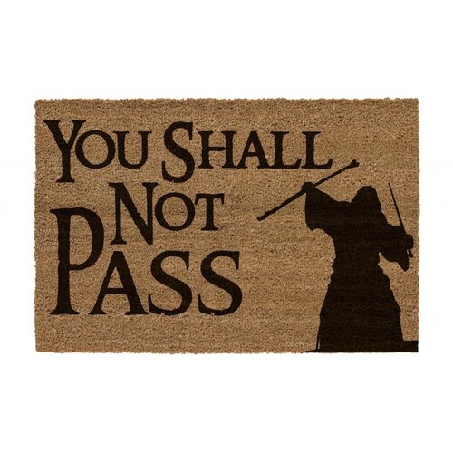 SD Toys Lords of The Rings You Shall Not Pass Doormat