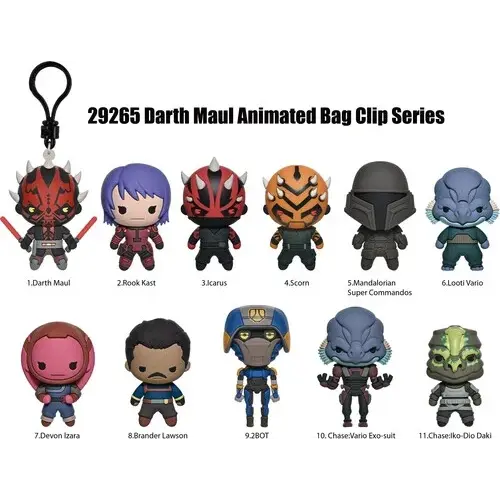 Monogram Maul Shadow Lord Series 1 3D Foam Mystery Bag Clip Keychain