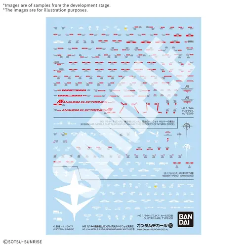 Bandai Gundam Hathaway Sorcery of Nymph Circe Decal 143