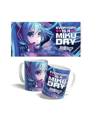 POPbuddies Hatsune Miku Mug Every Day is A Miku Day 325ml
