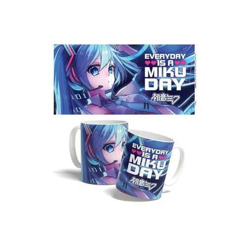 POPbuddies Hatsune Miku Mug Every Day is A Miku Day 325ml