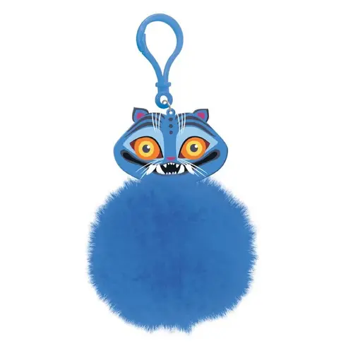 Pyramid K-POP Demon Hunters Pom Pom Keychain