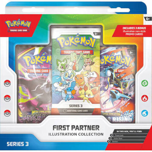 The Pokemon Company Pokemon TCG First partnet Illustration Collection Series 3