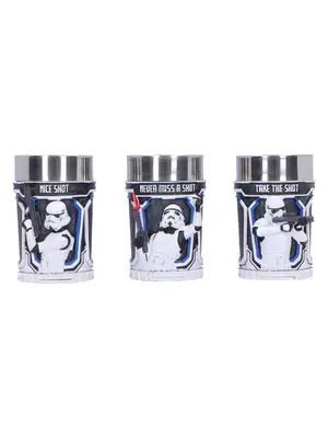 Nemesis Star Wars Storm Trooper Set of 3 Shot Glasses