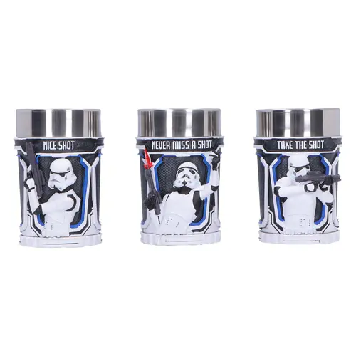 Nemesis Star Wars Storm Trooper Set of 3 Shot Glasses