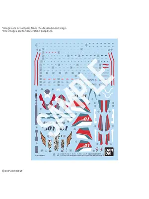 Bandai Macross HG 1/100 VF-31S Siegfied Water Decals Model Kit