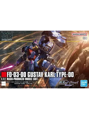 Bandai Gundam HG 1/144 Gustav Karl Type-00 Model Kit