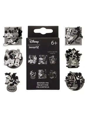 Loungefly Disney Mickey & Minnie Ghost Enamel Pin Mystery Blind Box