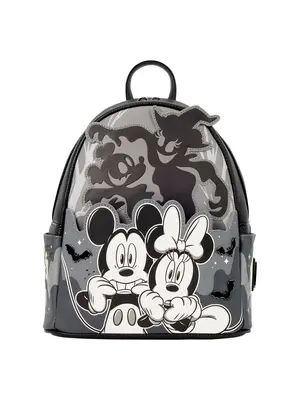 Loungefly Disney Mickey & Minnie Light up Glow Mini Backpack Loungefly