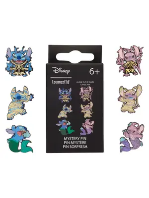 Loungefly Disney Stitch & Angel Halloween Enamel Pin Mystery Blind Box