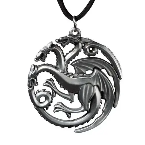 The Noble Collection Game of Thrones Targaryan Pendant Metal Edition